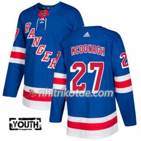 New York Rangers Trikot Ryan McDonagh 27 Adidas 2017-2018 Blau Authentic - Kinder